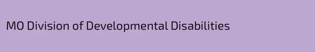 MO Division of Developmental Disabilities